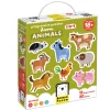 15 puzzles animales de la granja de 2 piezas