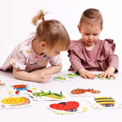 8 puzzles de insectos de 4 piezas