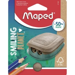 Afilalápiz 2 usos con depósito smiling planet FSC.