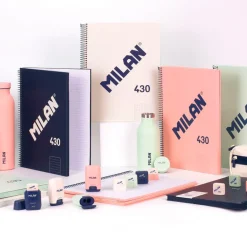 Bloc A4 80 hojas cuadro 5x5mm azul serie 1918