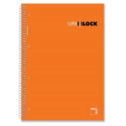 Bloc A4 cuadro 5mm. 160 hojas microperforado Superblock