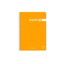 Bloc A7 cuadro 5mm. 100 hojas Plastipac colores surtidos