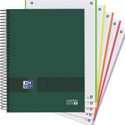 Bloc A4 cuadro 5mm. 120 hojas tapa extradura Oxford