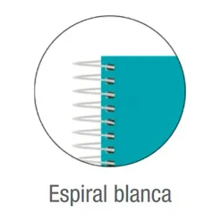 Bloc A4 cuadro 5mm. 160 hojas tapa plástico