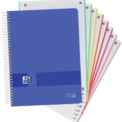 Bloc A4 cuadro 5mm. 160 hojas tapa plástico