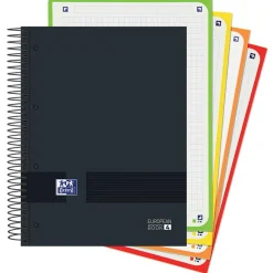 Bloc A5 cuadro 5mm. 120 hojas tapa extradura Oxford