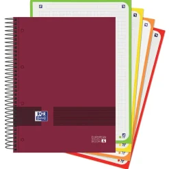 Bloc A5 cuadro 5mm. 120 hojas tapa extradura Oxford