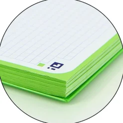 Bloc A4 verde manzana cuadro 5mm. 80 hojas Europeanbook