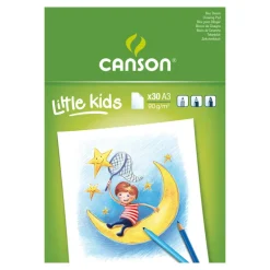 Bloc de dibujo A3 30 hojas 90gr. Little Kids Canson