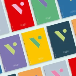 Bloc Edunotes A4 80 hojas cuadrícula 4x4 verde