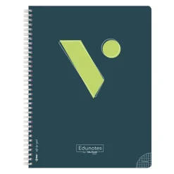 Bloc Edunotes A4 80 hojas cuadrícula 4x4 negro