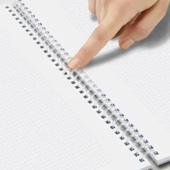 Bloc Edunotes A4 80 hojas cuadrícula 4x4 amarillo