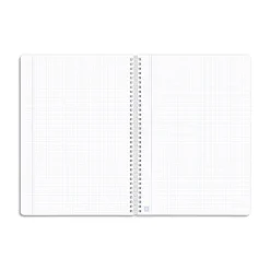 Bloc Edunotes A4 80 hojas cuadro 4x4mm azul