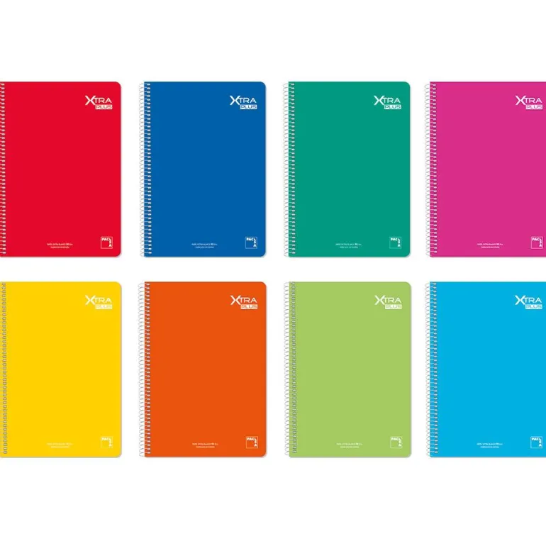 Bloc folio liso tapa dura de cartón 80 hojas Xtra Plus