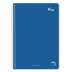 Bloc folio pauta 2,5mm 80 hojas tapa dura Xtra colores surtidos