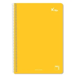 Bloc folio Xtra cuadro 4mm. 80 hojas tapa dura Xtra colores surtidos