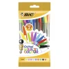 Bolígrafo Bic Cristal 10 unidades de colores