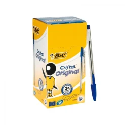 Bolígrafo Bic Cristal caja 50 unidades
