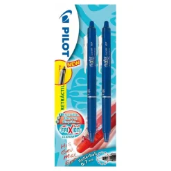 Bolígrafo Frixion Clicker tinta azul 2 unidades