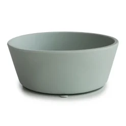 Bowl de silicona con ventosa Mushie azul Cambridge