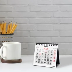 Calendario sobremesa 2026 números grandes XXS