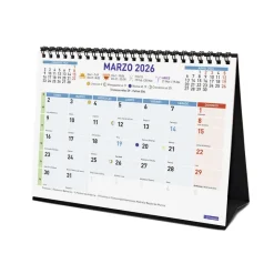 Calendario sobremesa color 2026 escribir S