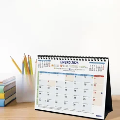 Calendario sobremesa color 2026 escribir S