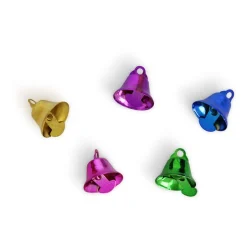 Campanillas de metal 5 unidades de colores