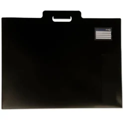 Carpeta de dibujo A3 con asas color negro