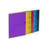 Carpeta folio de cartón con solapas colores surtidos