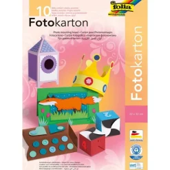 Cartulina Fotokarton 22 x 32cm. 10 colores Folia
