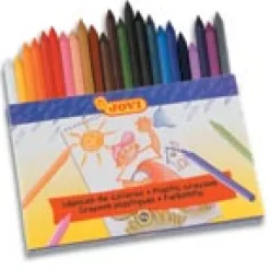 Cera hexagonal 24 colores Jovi