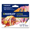 Cera Manley acuarelable 12 colores