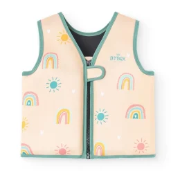 Chaleco flotador Rainbow cream talla S 15-19 kg