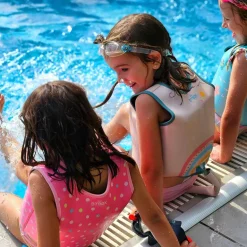 Chaleco flotador Rainbow cream talla S 15-19 kg