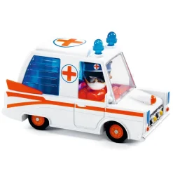 Coche metal Hurry Ambulance Crazy Motors escala 1:43
