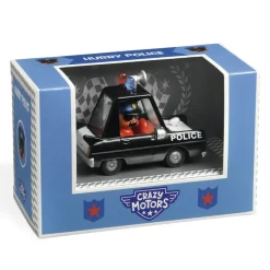 Coche metal Hurry Police Crazy Motors escala 1:43