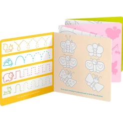 Colorea y aprende con hadas, cuadernos para colorear extra largos