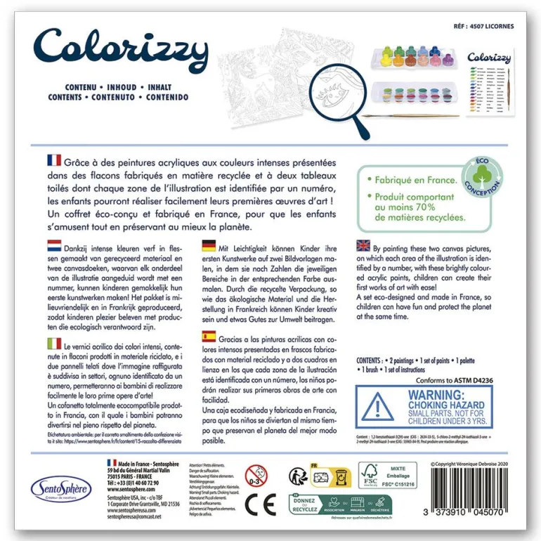 Colorizzy unicornios pintar por números