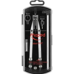 Compás técnico micrométrico con alargador Maped