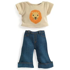 Conjunto camiseta león y pantalón vaquero 32cm