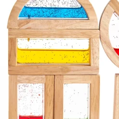 Construcción bloques Rainbow shimmering water