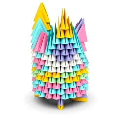 Construcción Gami Pink figuras 3D 500 piezas