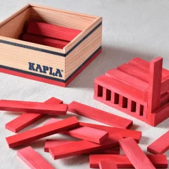 Construcción Kapla caja 40 piezas rojo