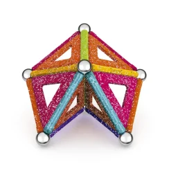 Construcción magnética 35 piezas Geomag glitter recycled