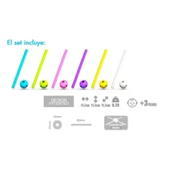 Construcción Meli Stik pastel 300 piezas