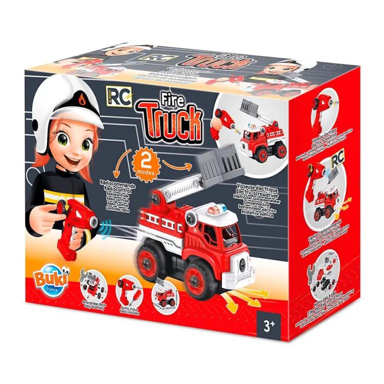 Construye camión de bomberos RC