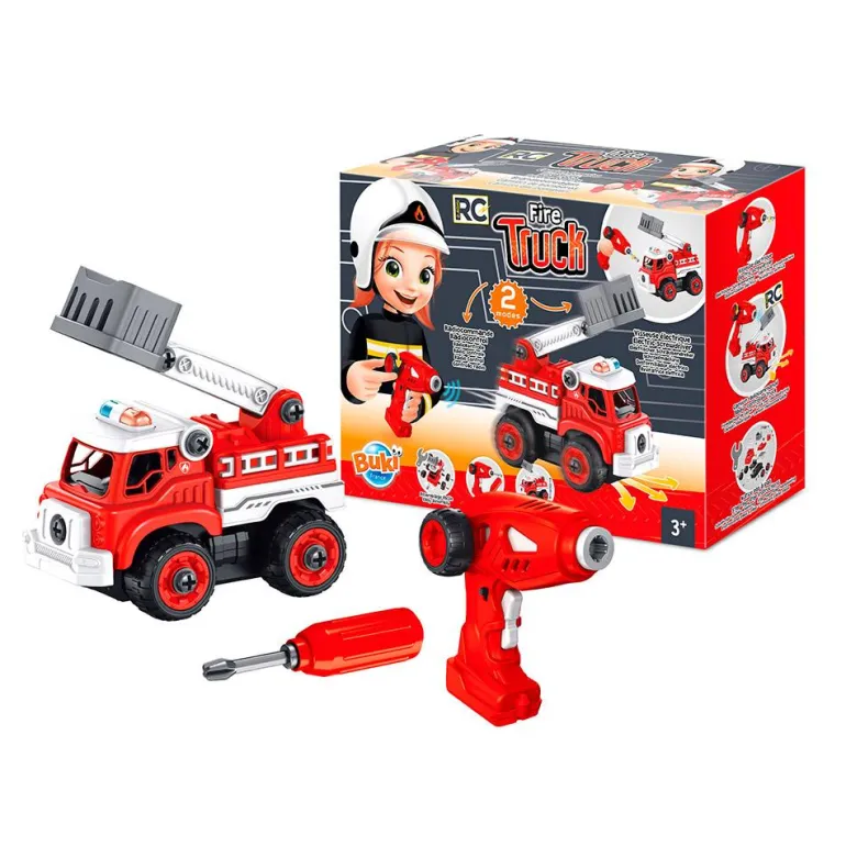 Construye camión de bomberos RC