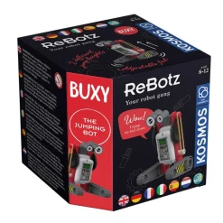 Construye robot saltarín Buxy