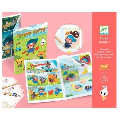 Crea cómic con calcomanías Flying Sofye